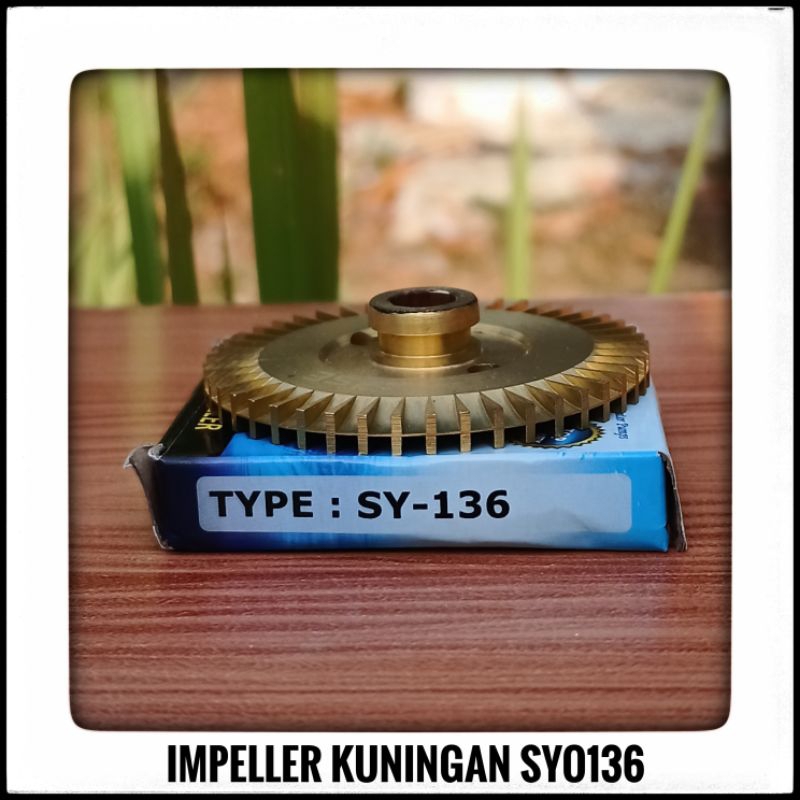 Impeller kuningan pompa air Sanyo SY-136