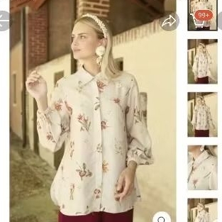Daphne Blouse M  & Gaia Skirt M-L / One Set Wearingklamby (PL)