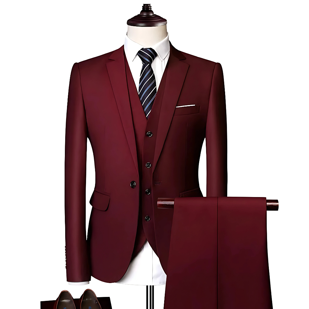 Tuksedo 3 In 1 Set Jas Pria Tuxedo Pria Setelan Jas Pria Formal