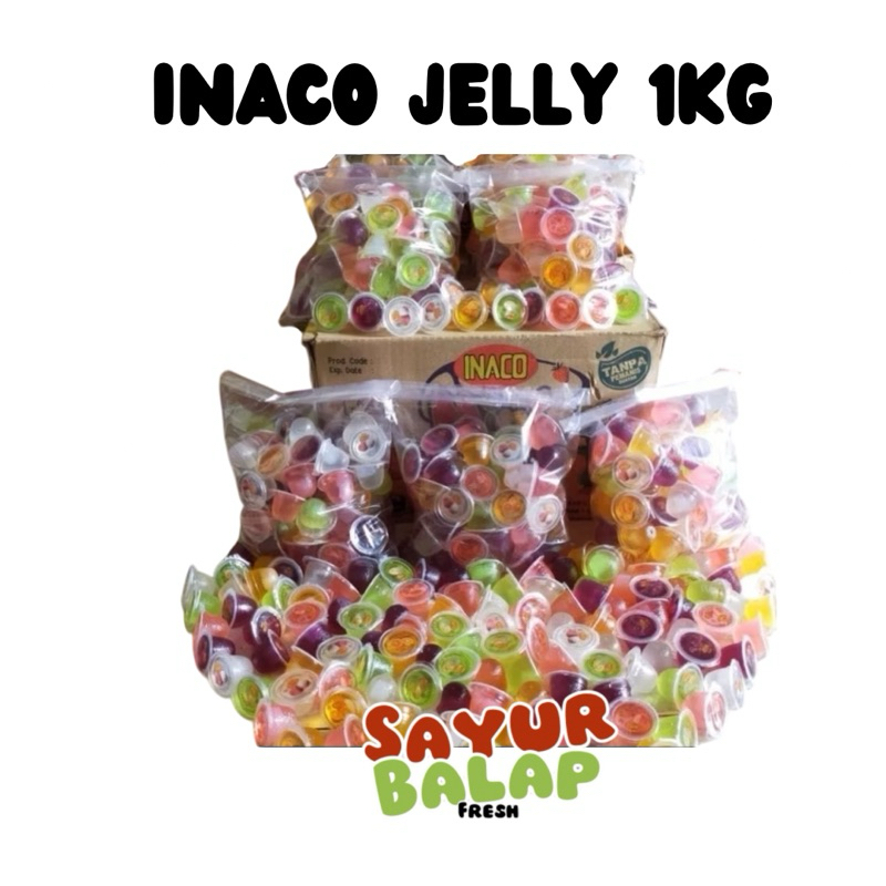 

Inaco Jelly 1kg Inaco Jelly Mix 1 Kilo isi +- 64pcs Inaco Jelly Repack