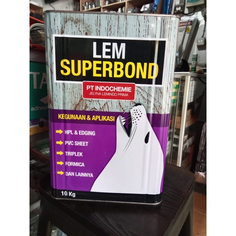 lem superbond ungu/lem hpl/m kuning/lem kayu/lem hpl 10kg