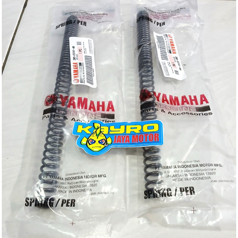 PER SHOCK SOK DEPAN MIO SMILE (28D) SET 2 PCS ASLI ORIGINAL YAMAHA 28D-F3141-00