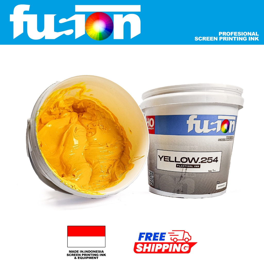 

FUSION INK YELLOW.254 PLASTISOL HO Series