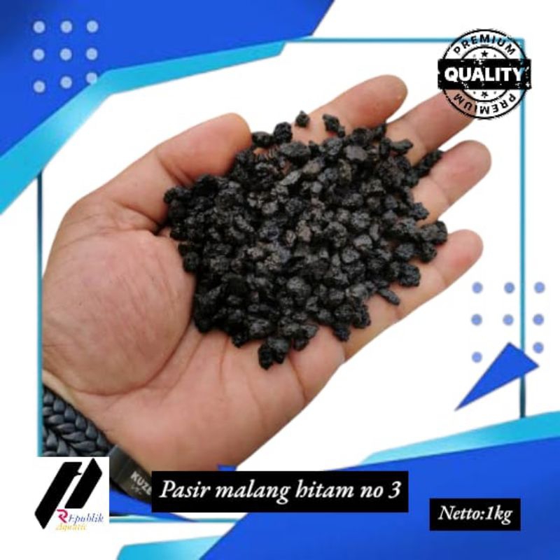 pasir malang hitam aquascape no 3 / pasir malang hitam aquarium no 3 / pasir malang no 3 / pasir mal