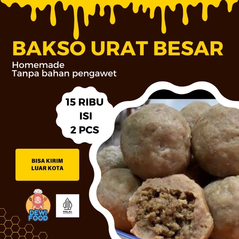

BAKSO URAT UKURAN BESAR ISI 2 PCS (GRATIS SAMBAL)