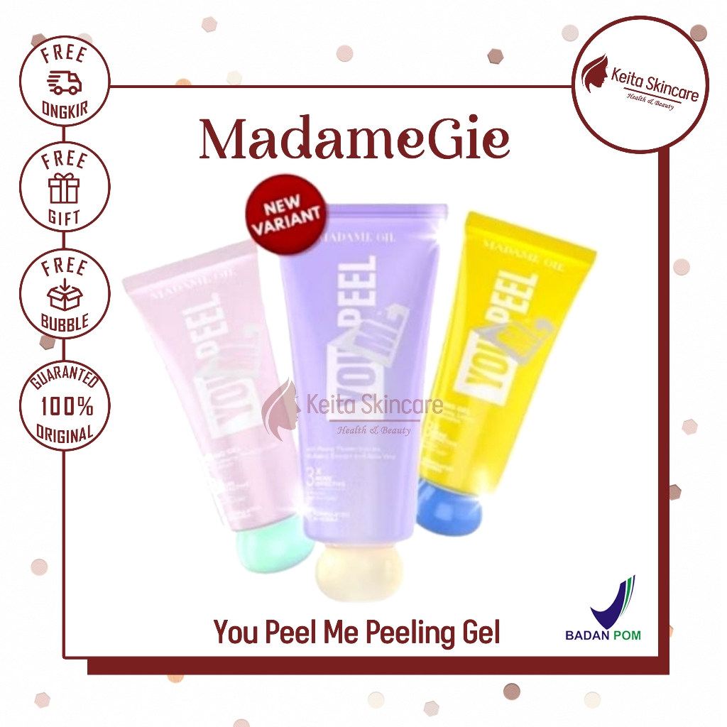 MADAME GIE Peeling Gel Madame Gie Peeling Me Honey Blueberry Peony Flower