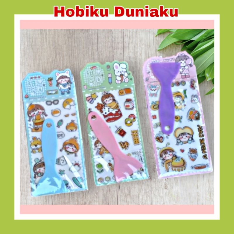 

Stiker Spatula Momo Jumbo 1 Lembar/DIY Sticker Spatula Momo