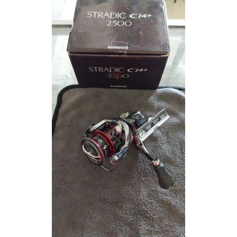 Reel shimano Stradic C14+ 2500 lengkap