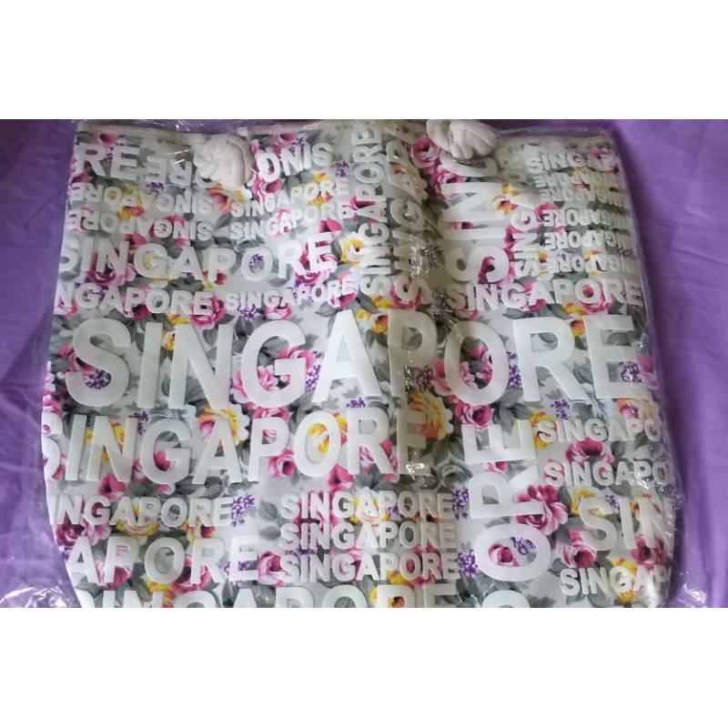 tas oleh oleh singapore totebag