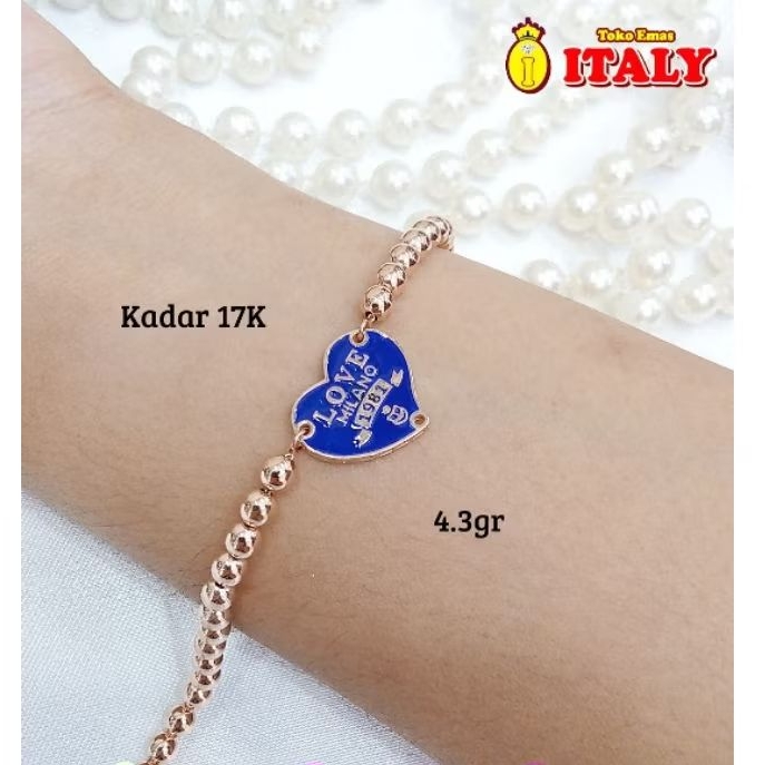 gelang emas tua variasi bubble