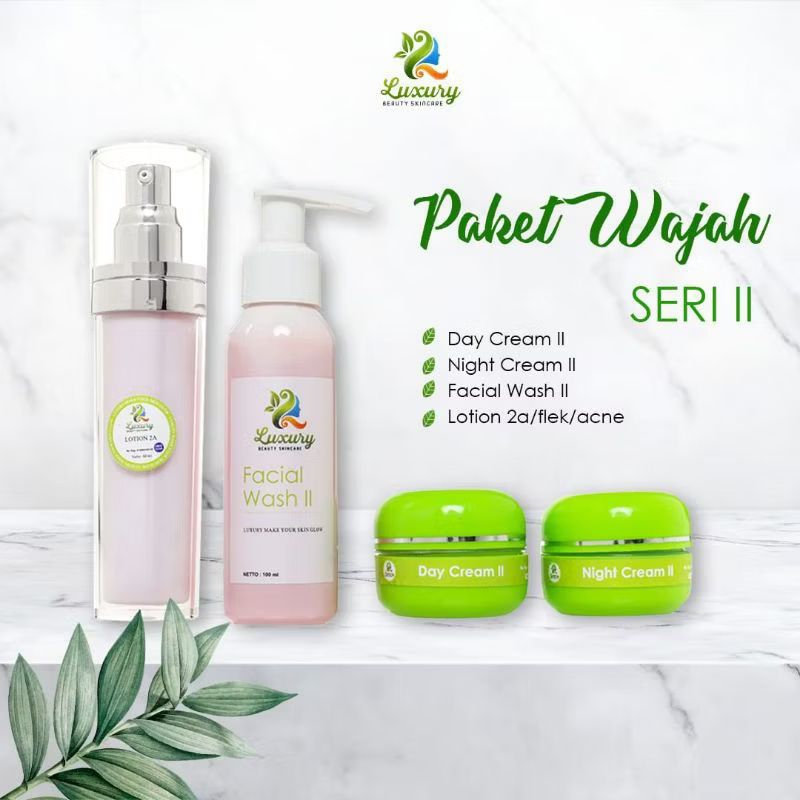 PAKET WAJAH SERI II LUXURY BEAUTY SKINCARE ORI