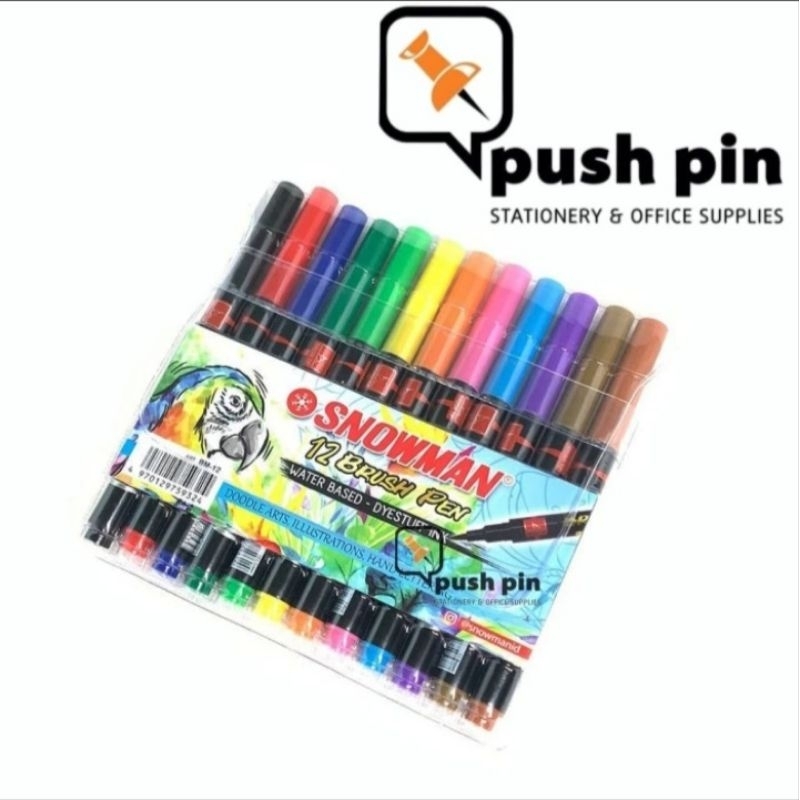 

Snowman Brush Pen 12 Warna BM-12