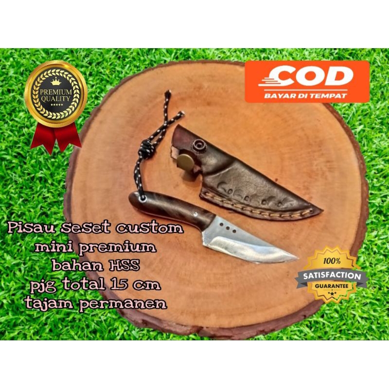 pisau seset HSS / pisau dapur tajam / pisau camping / pisau stek okulasi premium / kerambit