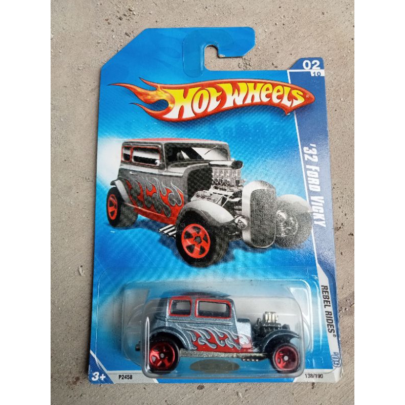 HOTWHEELS 32 FORD VICKY blue card