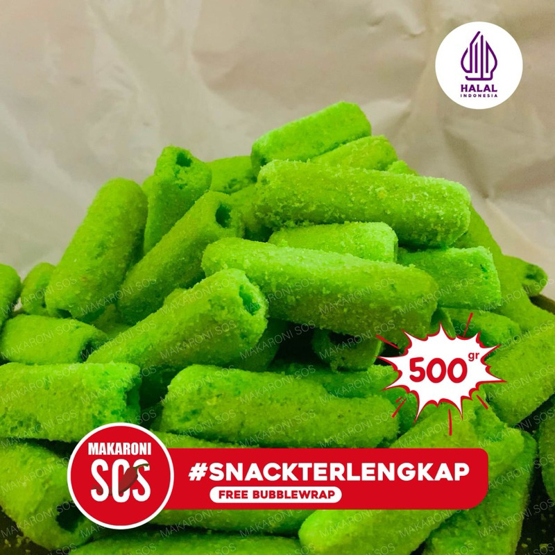 

Momo Wafer Roll Rasa Pandan 500Gr | 1/2Kg Snack Wafer Roll Momo Ijo Pandan