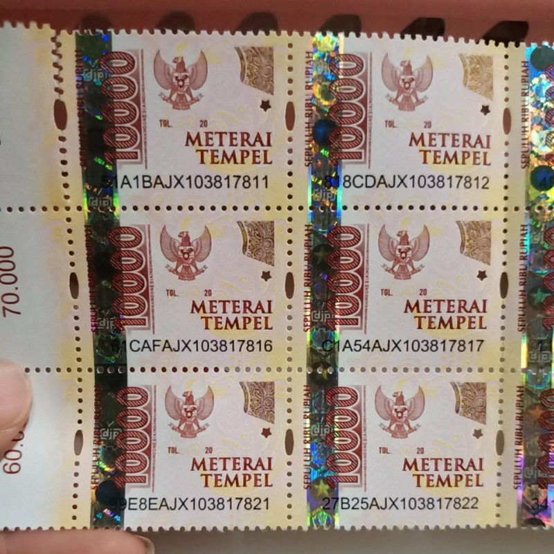 

Gn. Materai 10000 materai 10.000