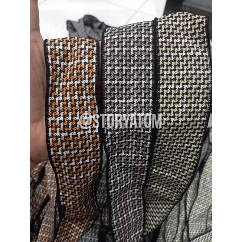 

PER 1 YARD PITA KOREA /PITA KAIN MOTIF KOTAK/PITA ANAK/PITA HAMPER