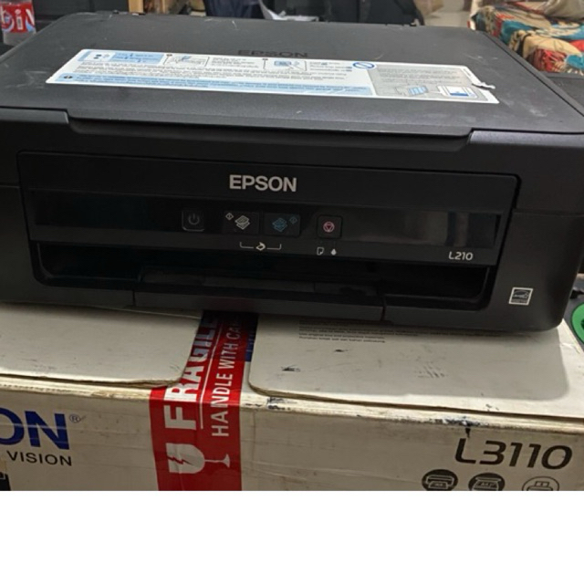 PRINTER EPSON L210 SECOND ORIGINAL 3 IN 1 PRINT FOTOCOPY SCAN