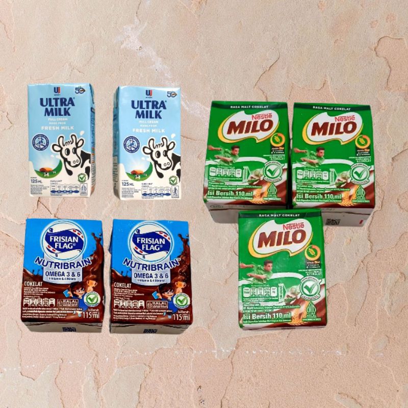 

Minuman Susu Kotak Kecil Rasa