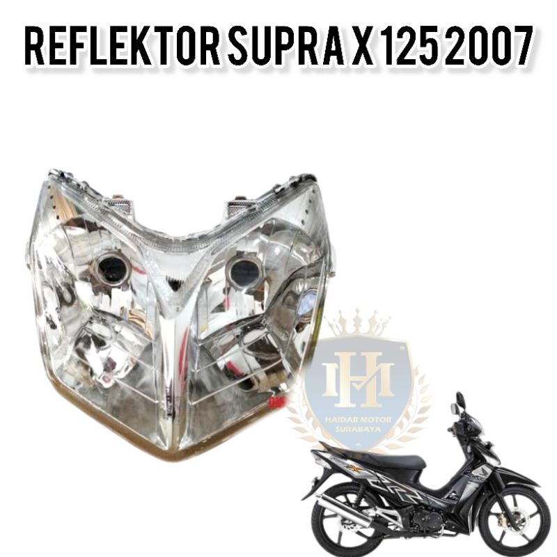 Body set Supra x 125 2007/body motor Supra x 125 2007 hitam/body satu set termurah Supra x 125 2007