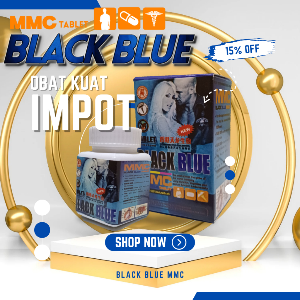 BLACKBLUEMMC | OBAT KUAT PRIA AMAN | Tahan Lama Kapsul Pria Dewasa Untuk Ejakulasi Dini 100% Ampuh