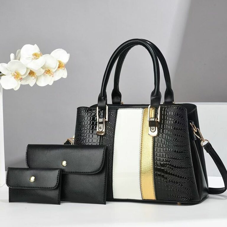 D9001 Tas Handbag Selempang 3in1 Wanita Cantik Import Multiple Bag Free Dompet Tas Jinjing Shoulderb