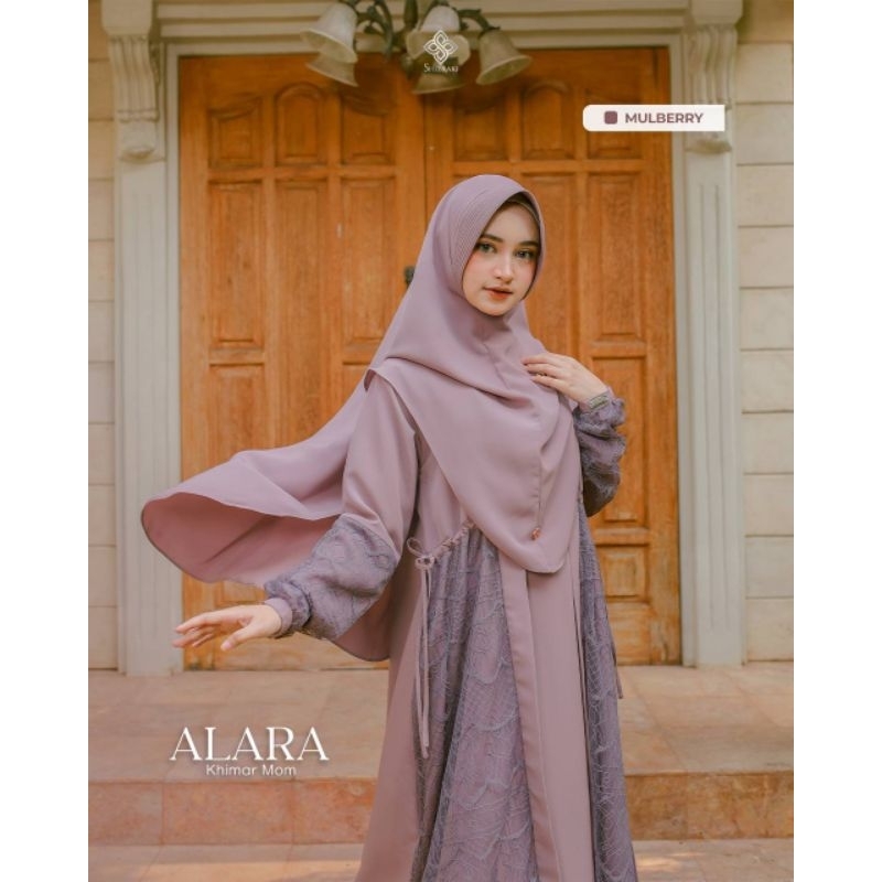 {Shieraki} Alara Khimar & Pashmina. Alara Family Set