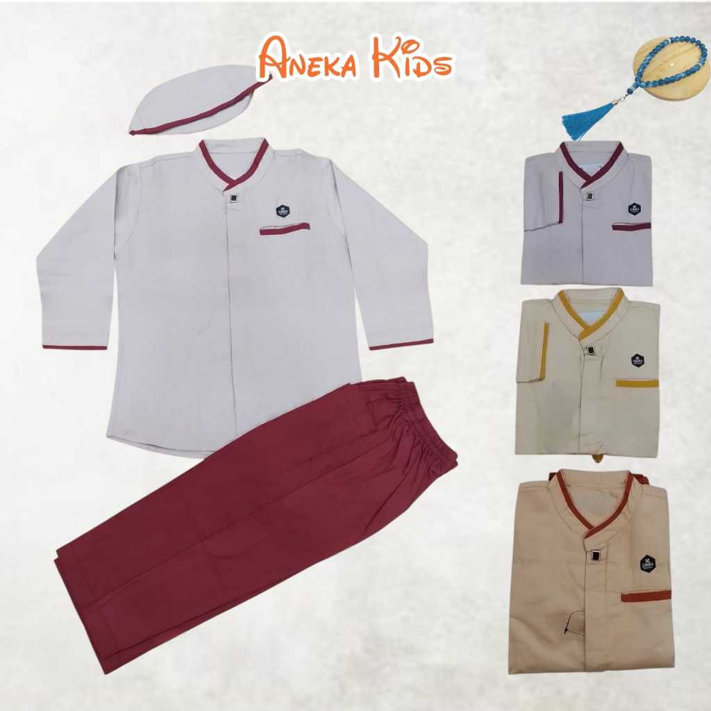 Baju Koko Anak / Zikra Setelan Baju Koko