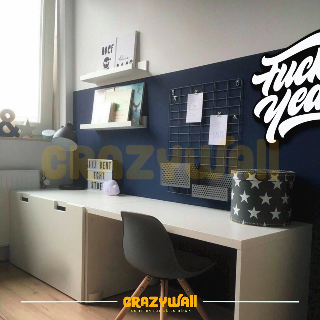 Hiasan dinding lettering “FCCK YEAH“ wall decor aesthetic kamar cewek kamar cowok