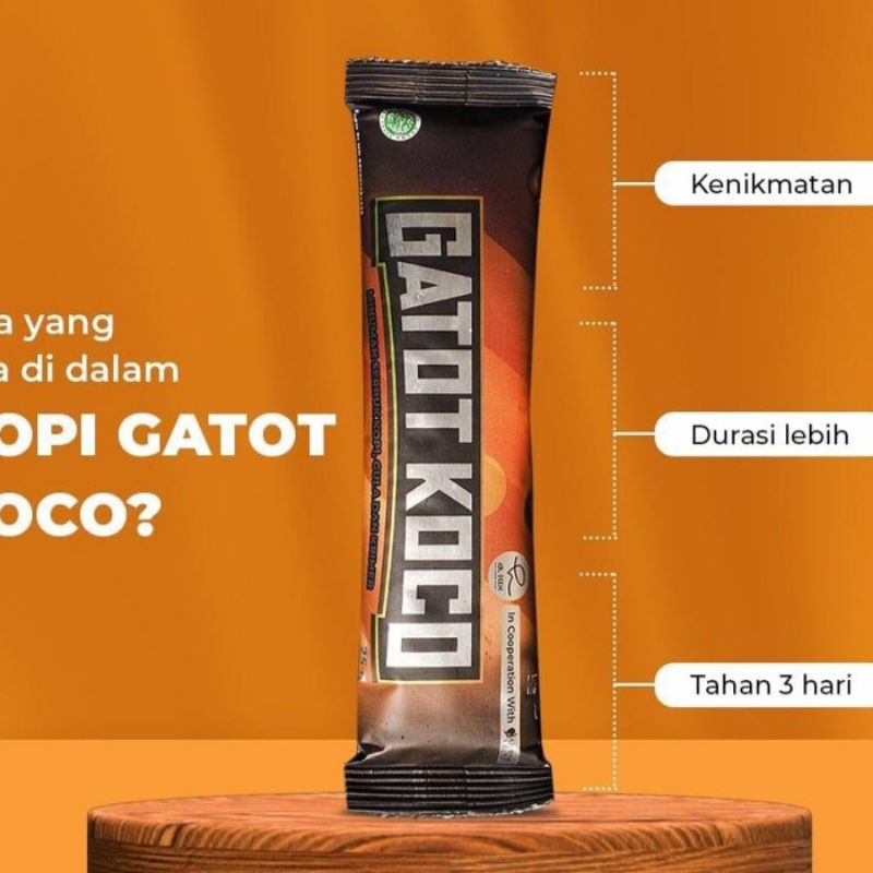 

dR hen - kopi Gatot koco ( ECER / sachet ) by dr Richard lee 100% Originalnya