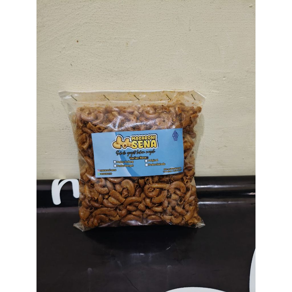 

1 KG MAKARONI PEDAS CIKRUH TIDAK PELIT BUMBU - Makaroni Sena Manonjaya