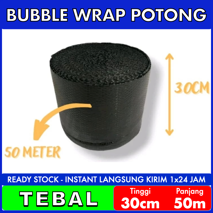 

(INSTANT ONLY) Bubble wrap mtap bubble warp ukuran 30cm x 50 meter, 60cm x 50 meter (1/2 ROLL), 125cm x 50 meter 1 ROLL (MEDAN)