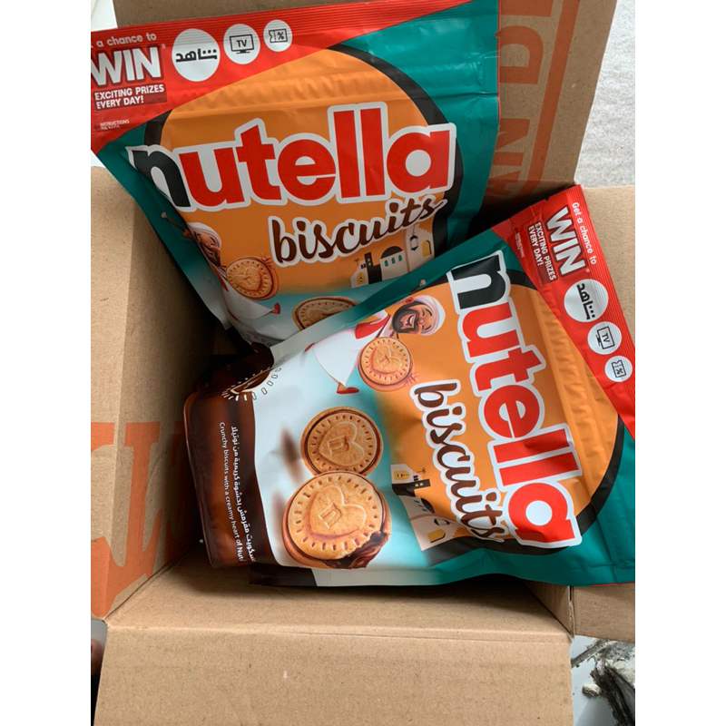 

Nutella biscuit 304 gram original arab edisi terbaru exp juli