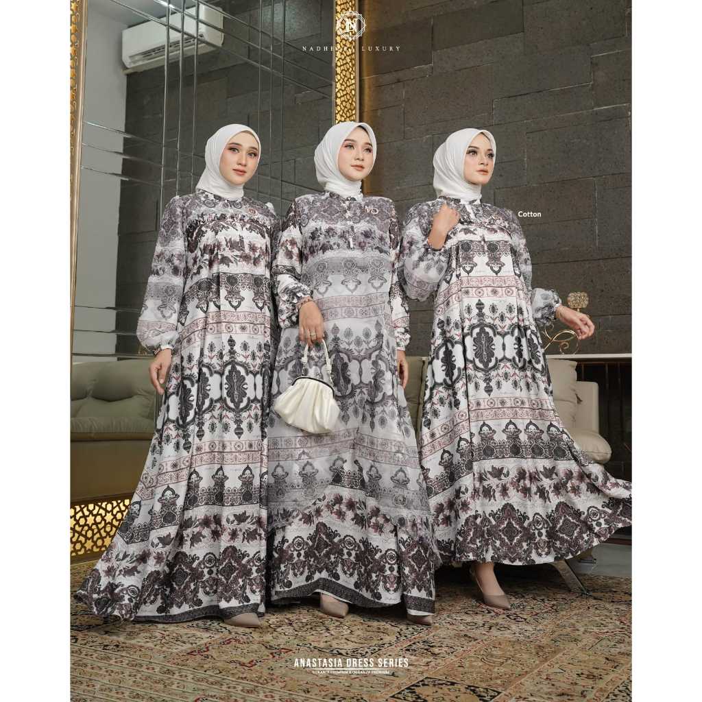 GAMIS SERIES // ANASTASIA DRESS SERIES NADHEERA LUXURY TERBARU // DRESS SERIES NADHEERA LUXURY TERBA
