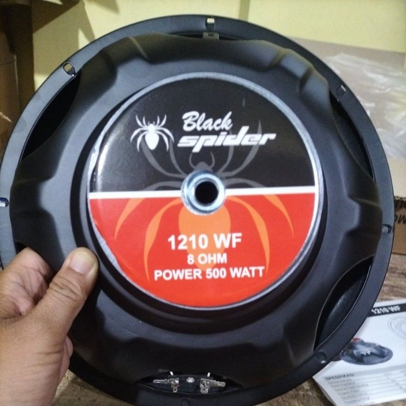 SPEAKER 12 INCH SPEAKER WOOFER SPEAKER BASS LOW  SPEAKER BLACKSPIDER 1210 WF BUKAN nelc 1235