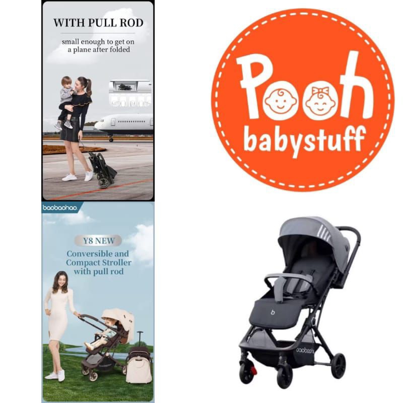 BAOBAOHAO MAGIC STROLLER BABY Y8 TRAVELING CABIN SIZE DAN BAOBAOHAO V7