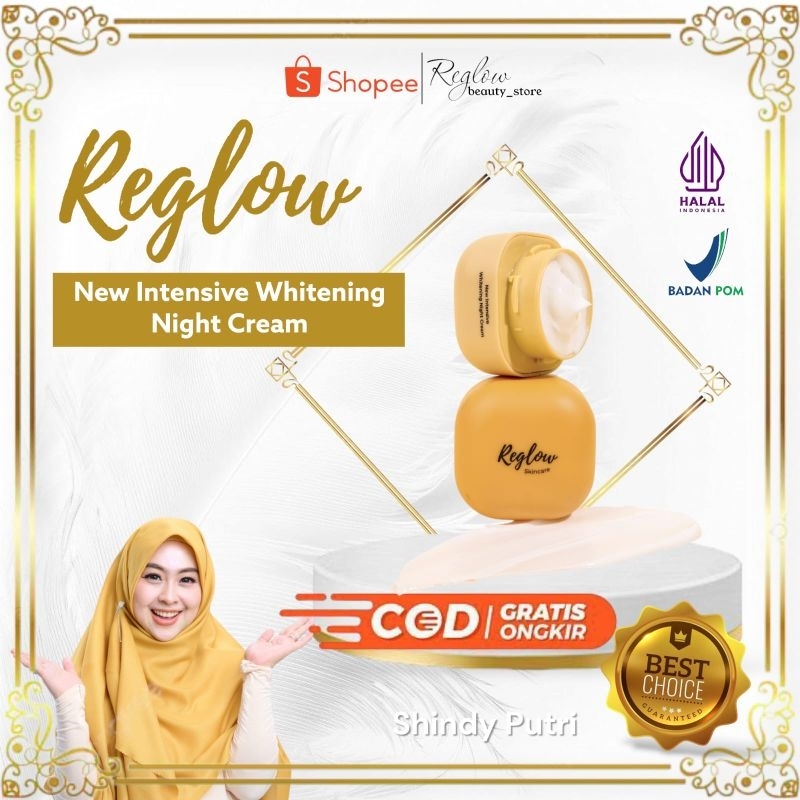 REGLOW New Intensive Whitening night cream Cream Penghilang Flek Hitam/Reglow Intensive whitening ni