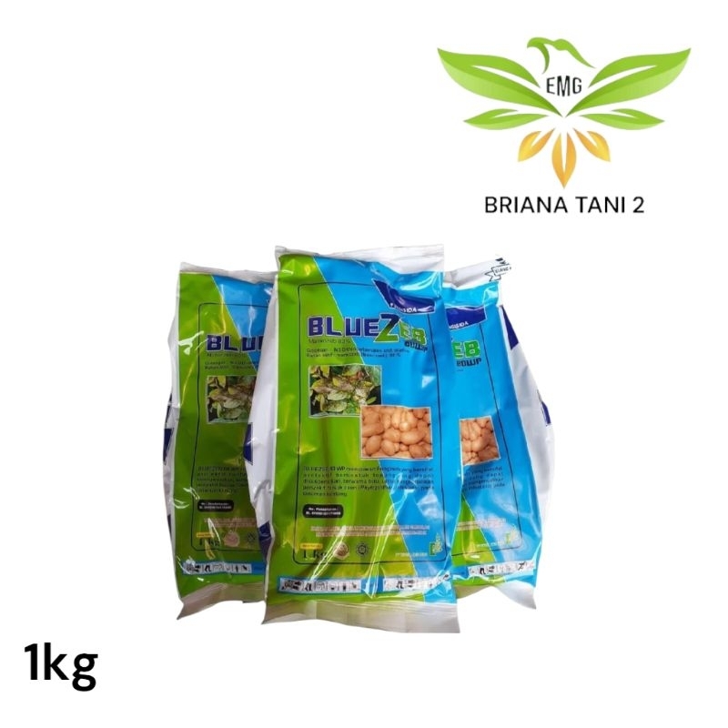 Bluezeb 80 WP 1 Kg Fungisida Mankozeb 80% Mengendalikan Penyakit Hawar Busuk Buah Excel Dithane