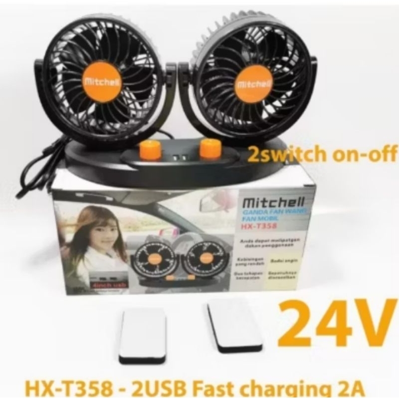 kipas angin mobil 24 volt
