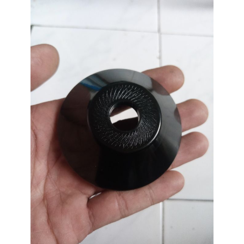 hub guard buat belakang anodize hitam.