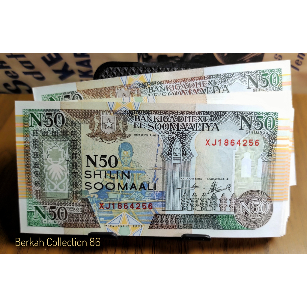 Uang Asing 50 SHILIN Somalia Seri X