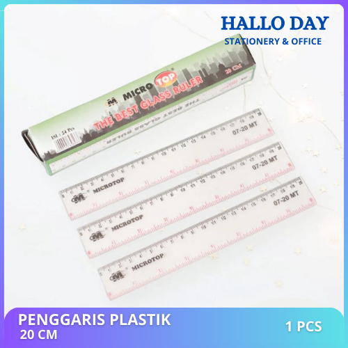 

HD Penggaris Plastik 20cm Garisan 20cm Penggaris