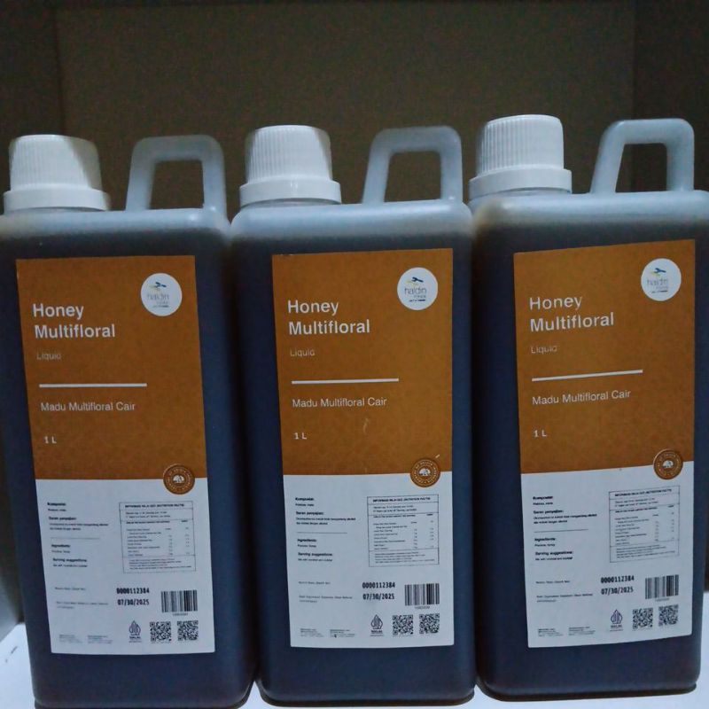 

Madu Multifloral cair 1 Liter (Haldin)