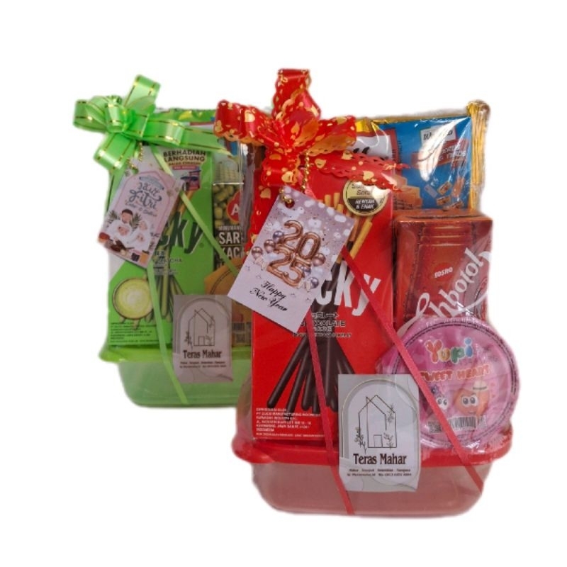 

Parcel wadah/ parcel snack/ parcel ekonomis/parcel ultah/ parcel lebaran/ hampers lebaran TERASMAHAR