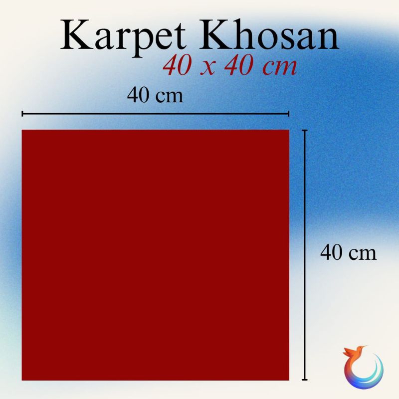 Perlak Karpet Lantai Dasar Sangkar Kandang Kotak Khosan ukuran 40x40