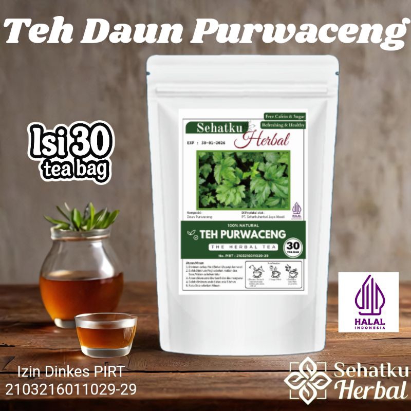 

SEHATKUHERBAL Teh Daun Purwaceng : Teh Daun Purwoceng isi 30 tea bag