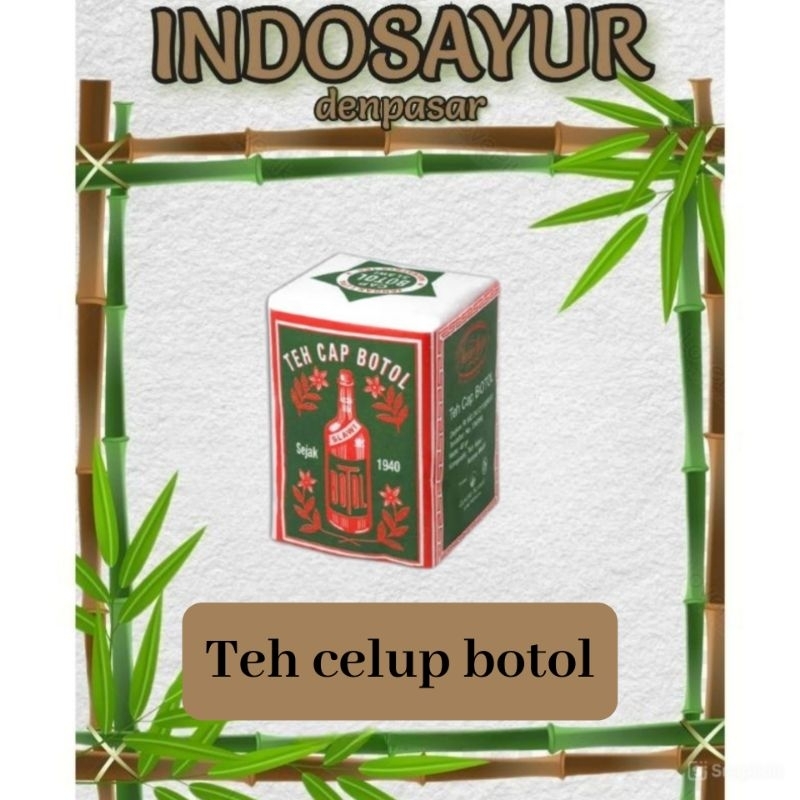 

Teh hijau wangi melati cap botol 40g _ INDOSAYUR