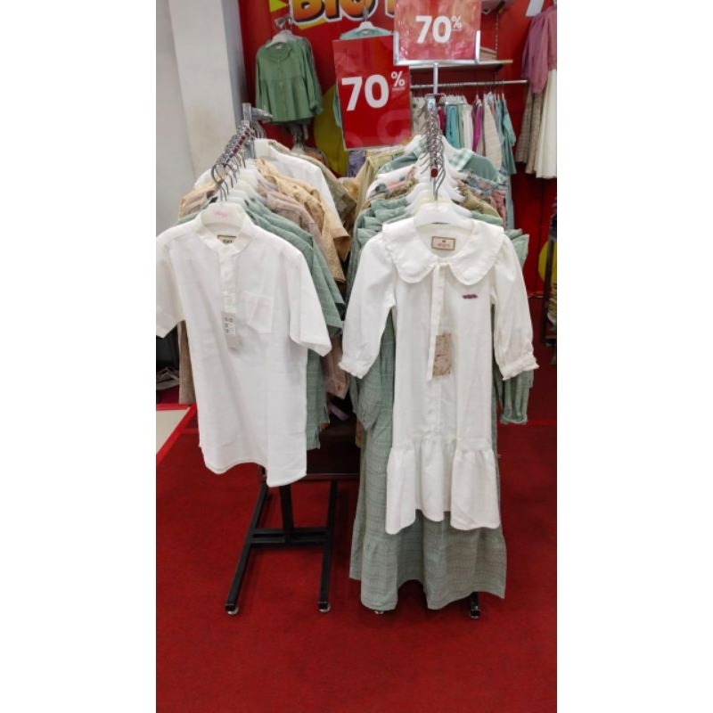 Dress & kemeja anak exit original