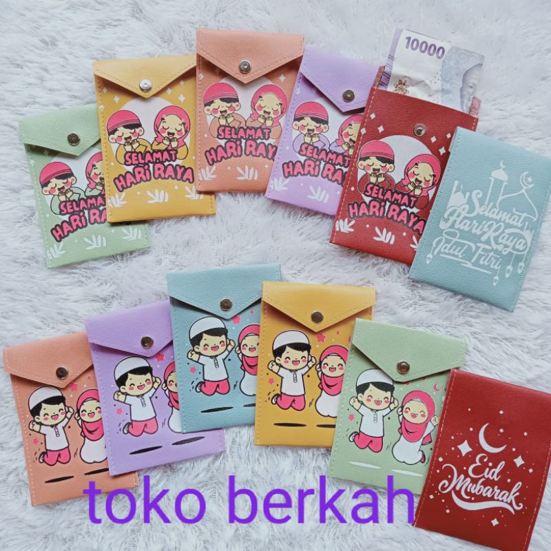 

(dpt 12pcs) amplop lebaran potrait ukuran medium / amplop lucu