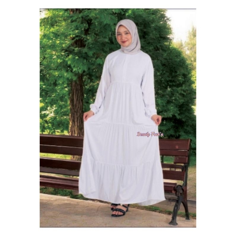 Gamis Katun Rayon Premium viscose Gamis Katun Rayon Polos